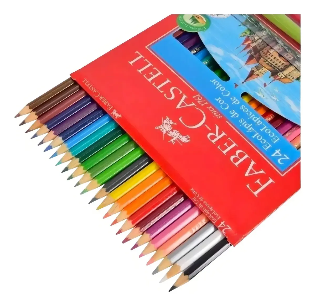 LAPIZ COLOR FABER-CASTELL 24 UNIDADES - Imagen 2
