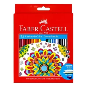 LAPIZ COLOR FABER-CASTELL 72 UNIDADES