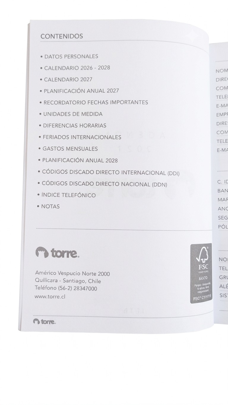 AGENDA TORRE LEGGENDA 2027 SEMANA A LA VISTA - Imagen 2