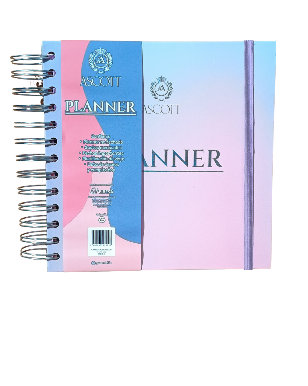 PLANNER ASCOTT BOOK 17X17 CM - Imagen 3