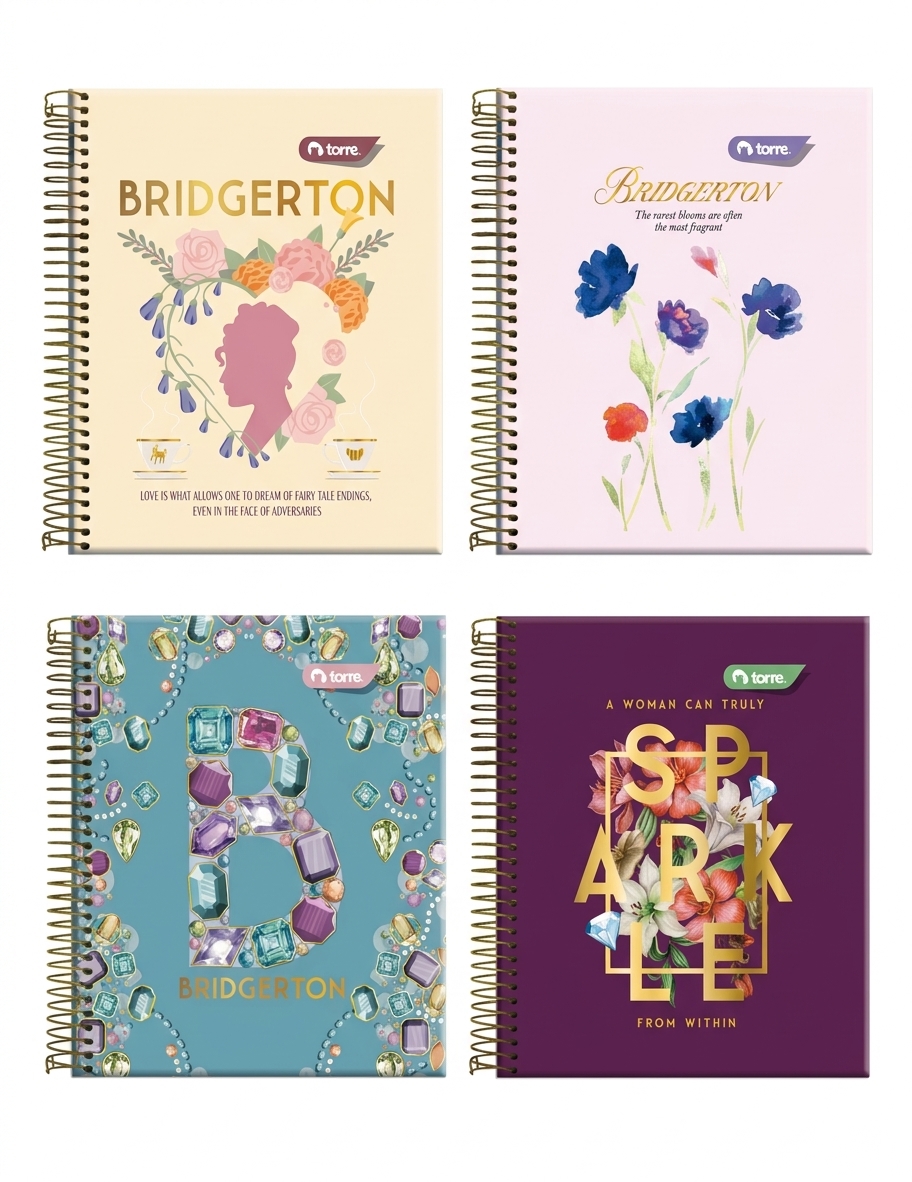 CUADERNO BOOK BRIDGERTON TORRE 150H 7MM
