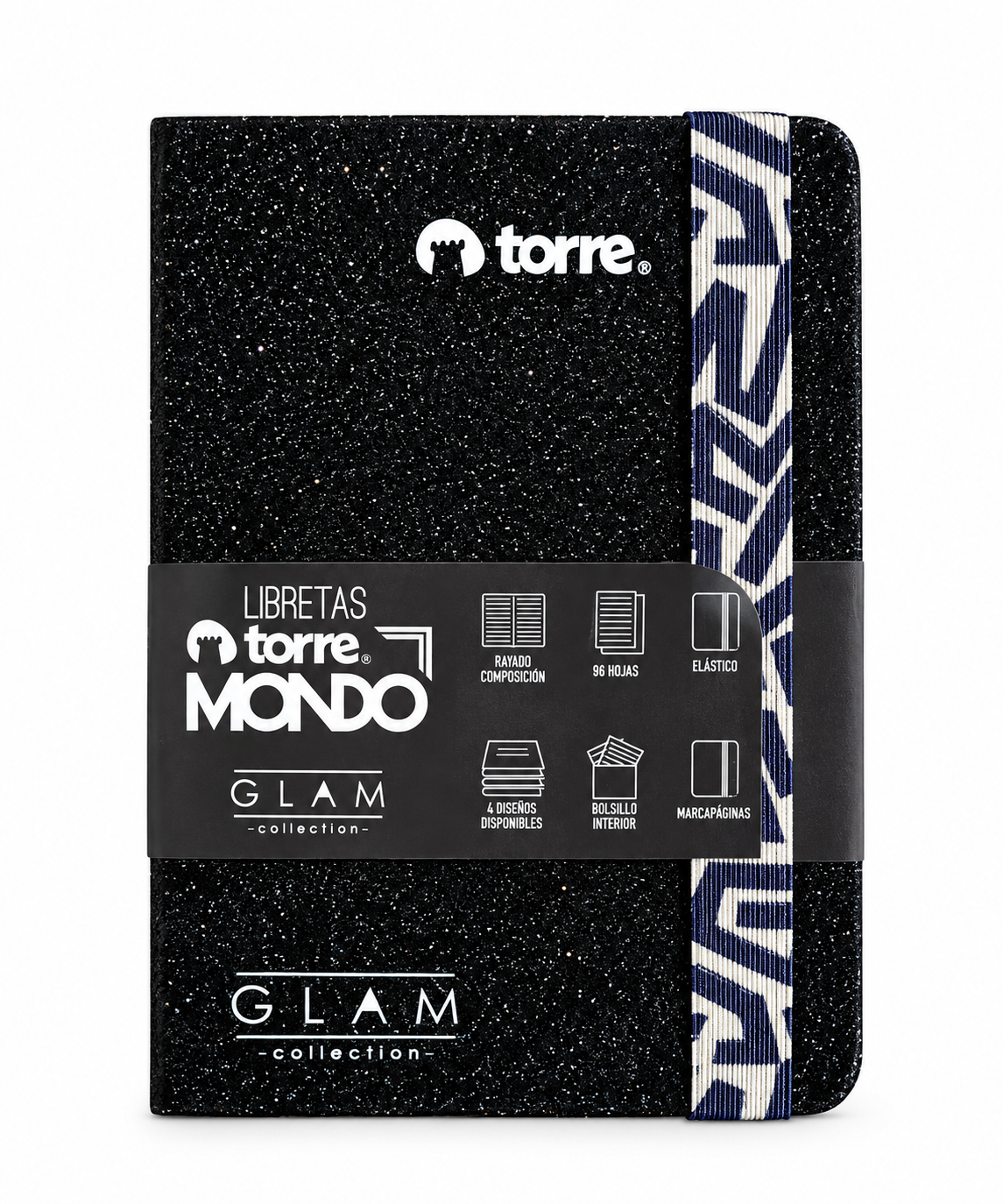 LIBRETA TORRE MONDO GLAM COLLECTION 9X14 CM - Imagen 2