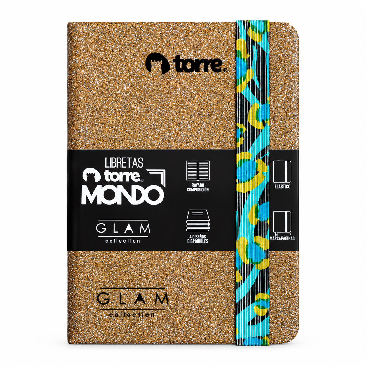 LIBRETA TORRE MONDO GLAM COLLECTION 9X14 CM - Imagen 5