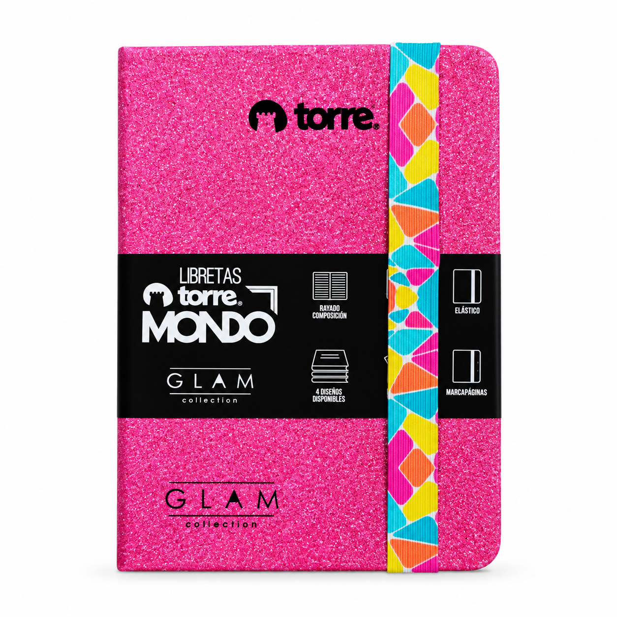 LIBRETA TORRE MONDO GLAM COLLECTION 9X14 CM - Imagen 3