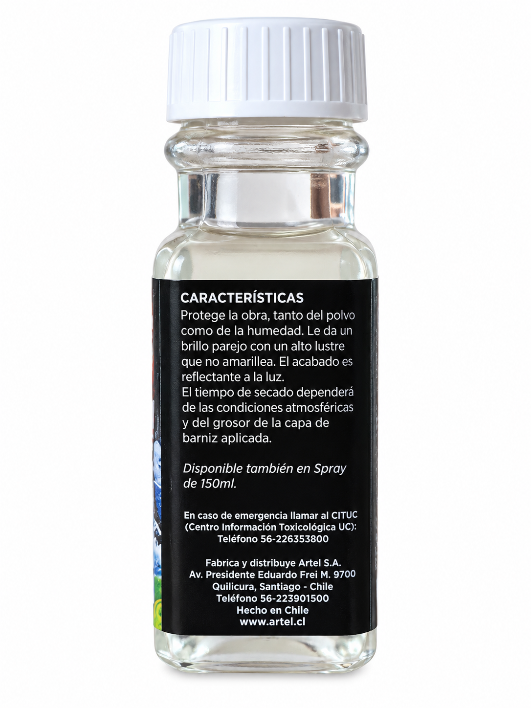 BARNIZ CRISTAL 20% ARTEL FRASCO 80ML - Imagen 2