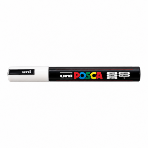 MARCADOR ACRÍLICO POSCA 5M (1.8-2.5MM) BLANCO