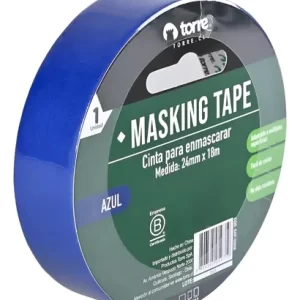 CINTA DE ENMASCARAR TORRE COLOR AZUL 24MM X 18MT