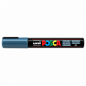 MARCADOR ACRÍLICO POSCA 5M (1.8-2.5MM) GRIS PIZARRA