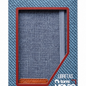 LIBRETA TORRE MONDO JEANS 9X14 CM