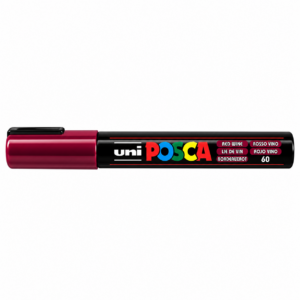 MARCADOR ACRÍLICO POSCA 5M (1.8-2.5MM) ROJO VINO
