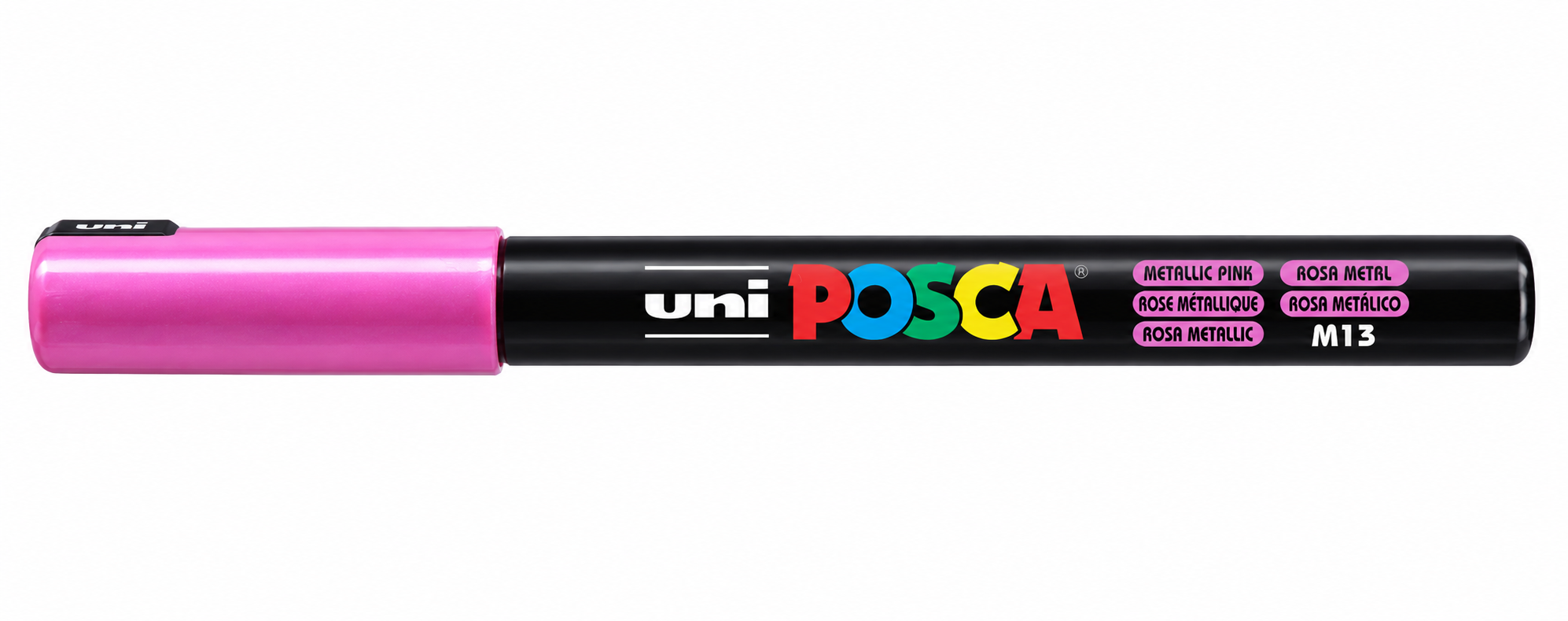 MARCADOR ACRÍLICO POSCA 1MR 0.7 ROSA METÁLICO