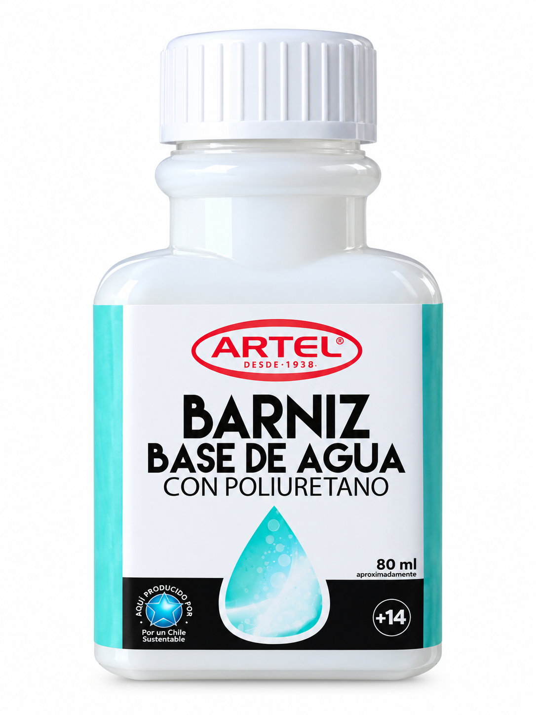 BARNIZ ARTEL A BASE DE AGUA CON POLIURETANO - 80ML